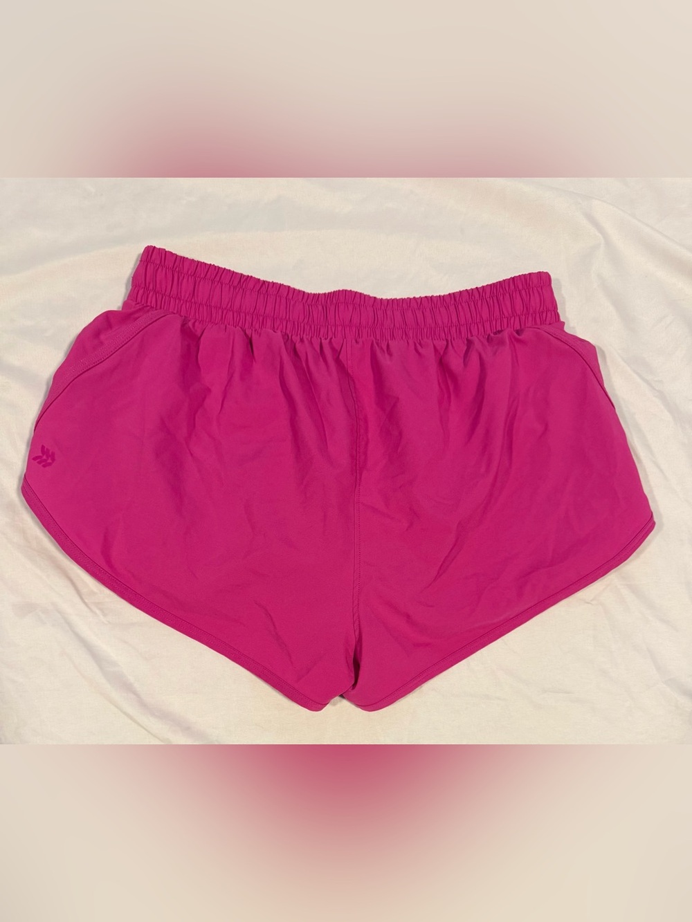 all in motion Fuchsia Elastic-Waist Athletic Shorts - Picture 4 of 4